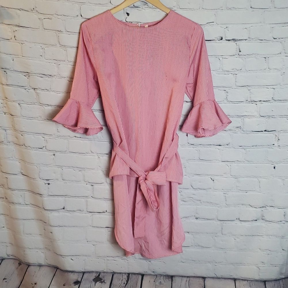 NWT True Destiny Red and White Top